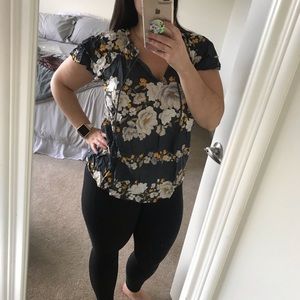 Old Navy Flower Shirt